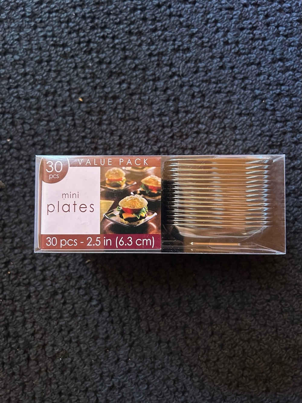 Mini Silver Plates Party Pack - 30pcs